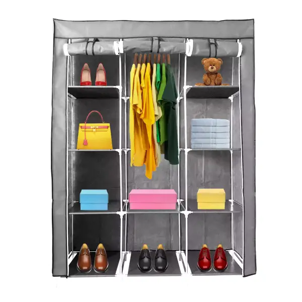 Armario Vestidor de Tela Nyana Home 170x130x45cm Armario Vestidor de Tela Nyana Home 170x130x45cm