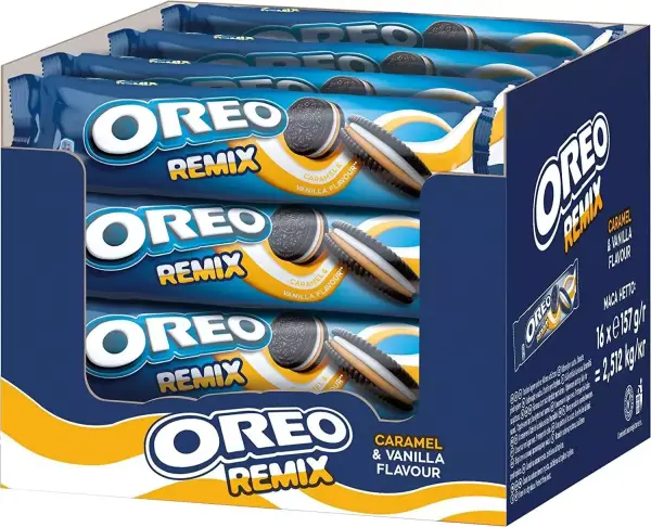 16 Paquetes Oreo Remix caramelo & vainilla 16 Paquetes Oreo Remix caramelo & vainilla