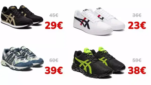20% Extra en zapatillas ya rebajadas en Asics 20% Extra en zapatillas ya rebajadas en Asics