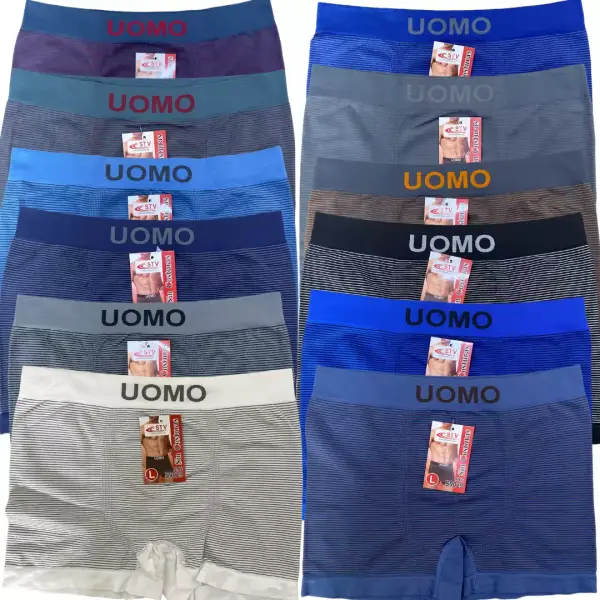 Pack de 12 Calzoncillos Boxer UOMO Pack de 12 Calzoncillos Boxer UOMO