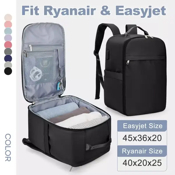 Mochila de viaje para vuelos en Ryanair & Easyjet Mochila de viaje para vuelos en Ryanair & Easyjet