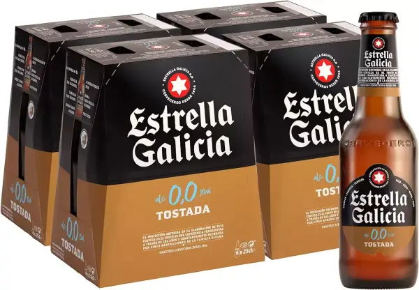 Estrella Galicia 0,0 Tostada 24x250 ml Estrella Galicia 0,0 Tostada 24x250 ml