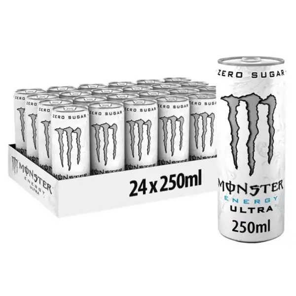 24x250ml Monster Ultra White (sin azúcar) 24x250ml Monster Ultra White (sin azúcar)