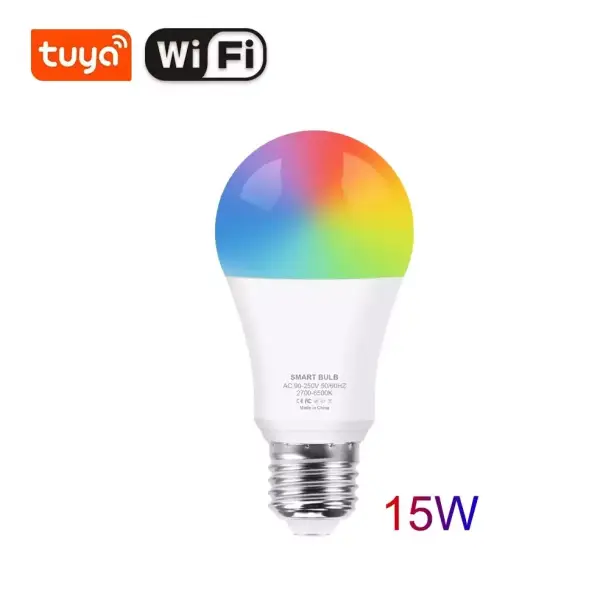 Bombilla LED RGB 15W WiFi Bombilla LED RGB 15W WiFi