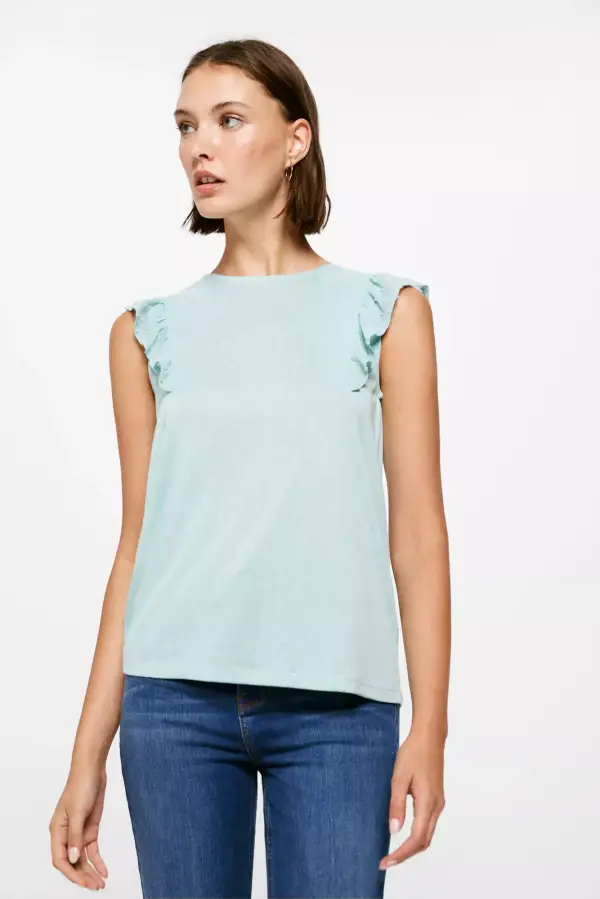 Camiseta Volante Plumeti para mujer (Todas las tallas) Camiseta Volante Plumeti para mujer (Todas las tallas)