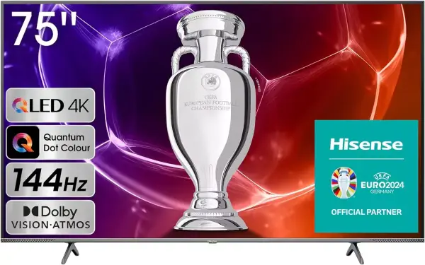 Smart TV Hisense QLED 75" 4K 144Hz Smart TV Hisense QLED 75" 4K 144Hz