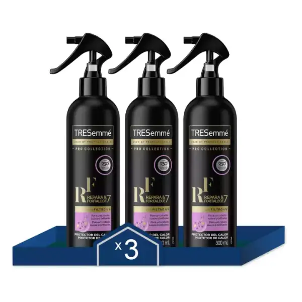 3x 300ml TRESemmé Protector de Calor Repara y Fortalece 3x 300ml TRESemmé Protector de Calor Repara y Fortalece