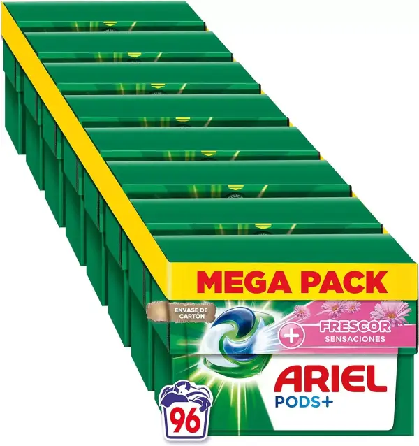 Pack 96 Ariel Pods+ Frescor Sensaciones Pack 96 Ariel Pods+ Frescor Sensaciones