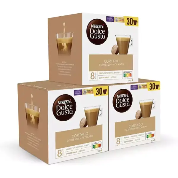 Dolce Gusto NESCAFÉ Cortado 90 cápsulas Dolce Gusto NESCAFÉ Cortado 90 cápsulas