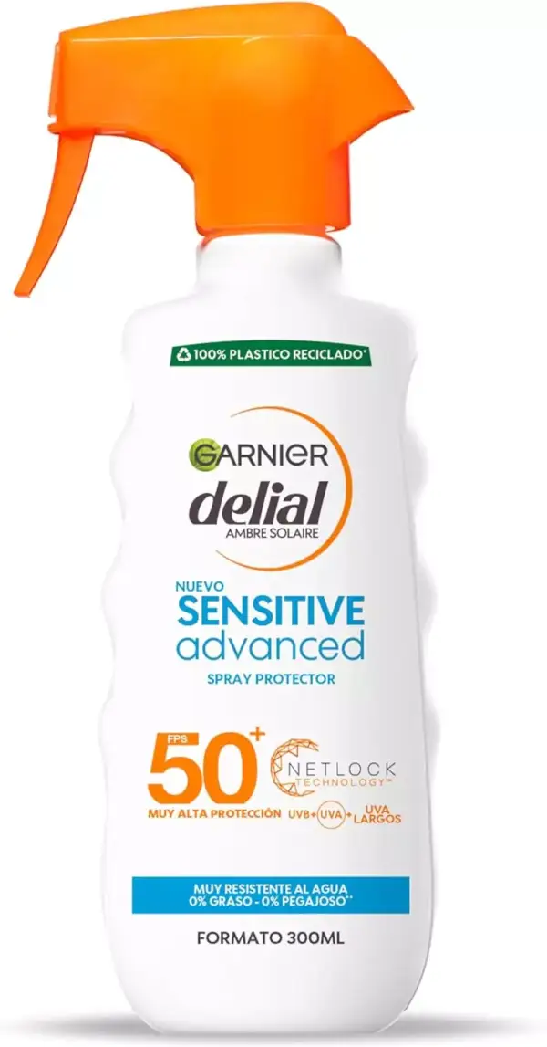 2x Garnier Protector Solar Spray Adultos Delia IP50+ 270 ml 2x Garnier Protector Solar Spray Adultos Delia IP50+ 270 ml