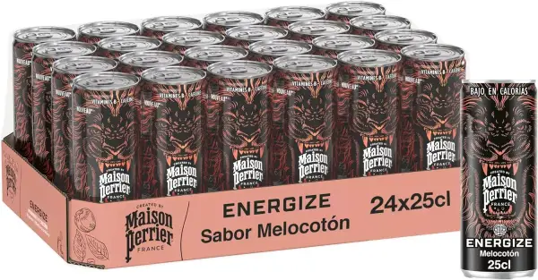 24 Latas Maison Perrier Energize Melocotón 24 Latas Maison Perrier Energize Melocotón