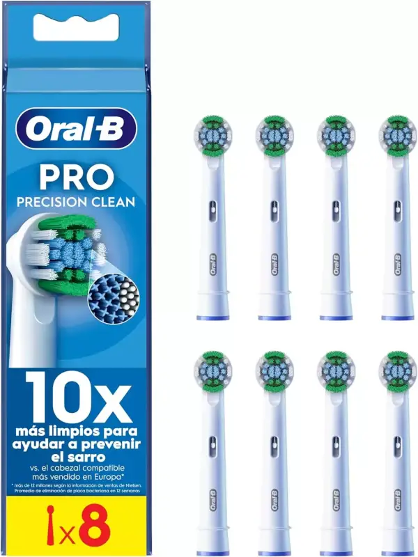 8 Recambios Oral-B Pro Precision 8 Recambios Oral-B Pro Precision
