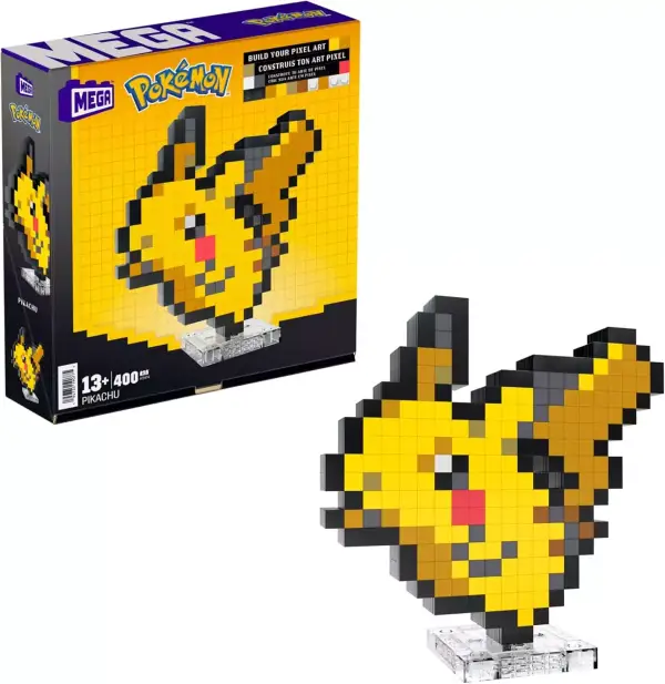 MEGA Pokémon Pixel Art Pikachu MEGA Pokémon Pixel Art Pikachu