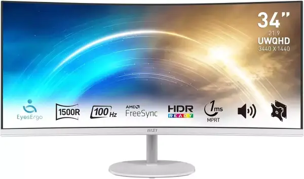 Monitor MSI Pro 34" 100Hz 1ms Monitor MSI Pro 34" 100Hz 1ms