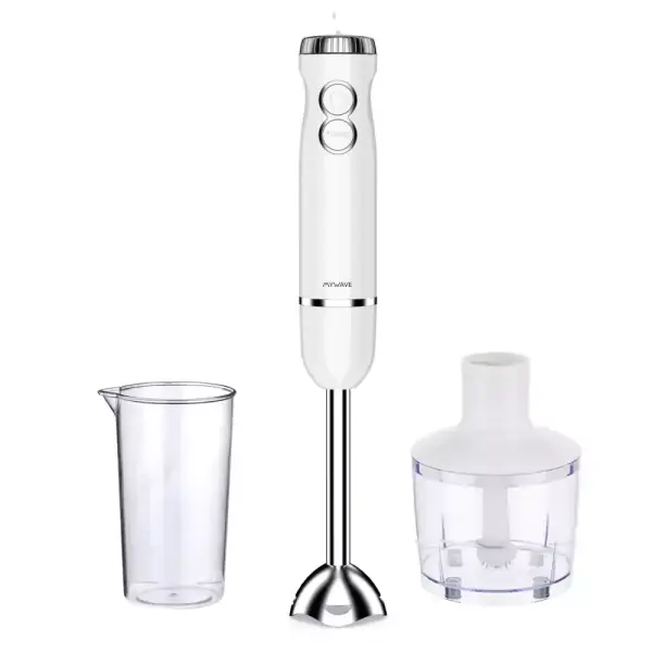 Batidora de mano MyWave + vaso + picadora Batidora de mano MyWave + vaso + picadora