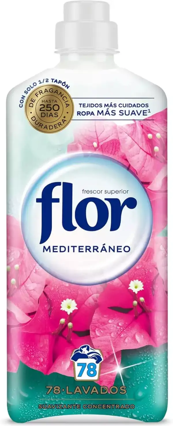 Suavizante Flor frescor oceánico 72 dosis Suavizante Flor frescor oceánico 72 dosis