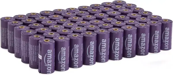 900 Bolsas basura para perros Amazon Basics 900 Bolsas basura para perros Amazon Basics
