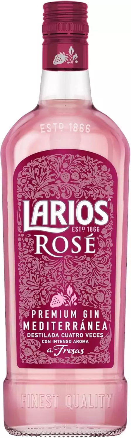 Larios Rosé Ginebra Mediterránea Premium 700ml Larios Rosé Ginebra Mediterránea Premium 700ml