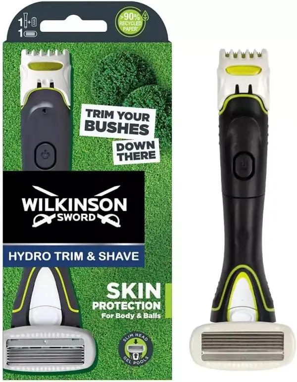 Maquinilla afeitar eléctrica Wilkinson Hydro Trimmer Body & Balls Maquinilla afeitar eléctrica Wilkinson Hydro Trimmer Body & Balls