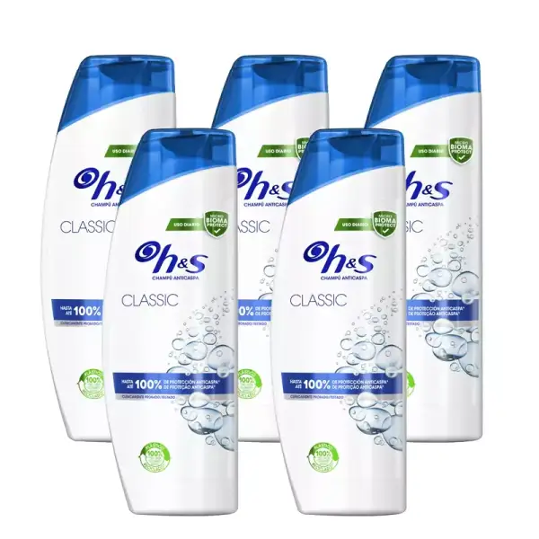 Pack de 5 Champús H&S Anticaspa 400ml Pack de 5 Champús H&S Anticaspa 400ml