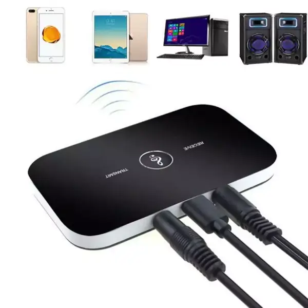 Upgraded Bluetooth 5.0 audio transmisor y receptor RCA 3.5mm Upgraded Bluetooth 5.0 audio transmisor y receptor RCA 3.5mm