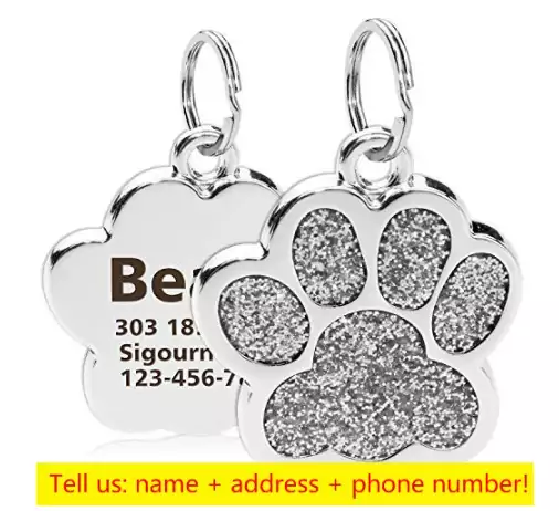 Etiquetas personalizadas grabadas para perro y gato Etiquetas personalizadas grabadas para perro y gato