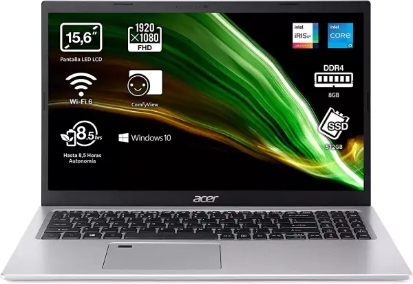Ordenador Portátil 15.6” 8GB RAM 512GB SSD Acer Aspire 5 Ordenador Portátil 15.6” 8GB RAM 512GB SSD Acer Aspire 5