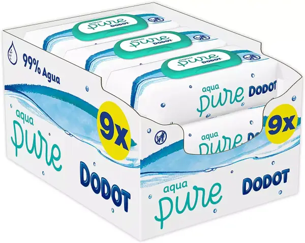 Toallitas Dodot Aqua Pure 9 Paquetes x 48und Toallitas Dodot Aqua Pure 9 Paquetes x 48und