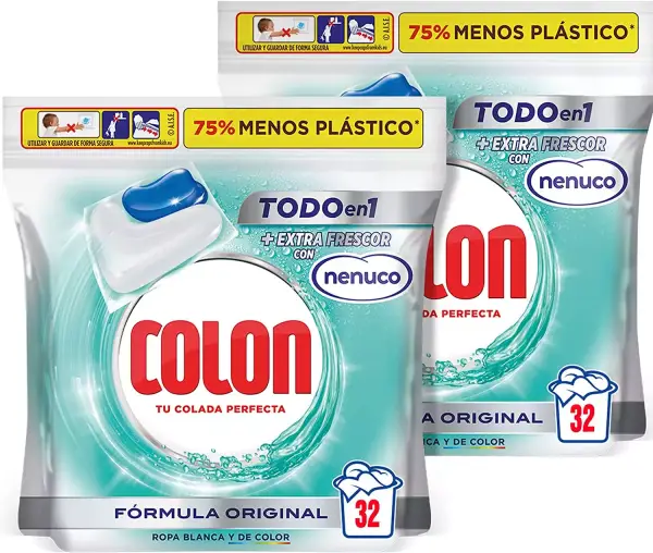 Pack de 2 detergentes Colon Nenuco de 64 dosis Pack de 2 detergentes Colon Nenuco de 64 dosis