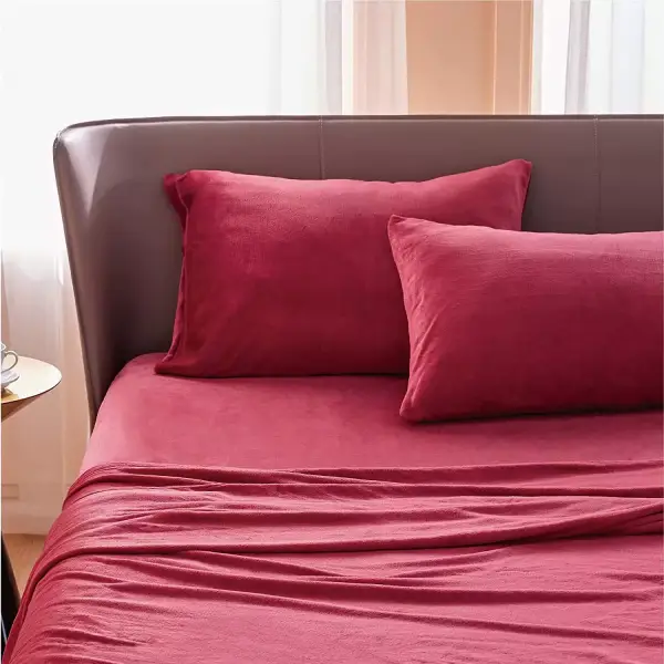 Bedsure juego sábanas franela cama 90cm + funda almohada Bedsure juego sábanas franela cama 90cm + funda almohada