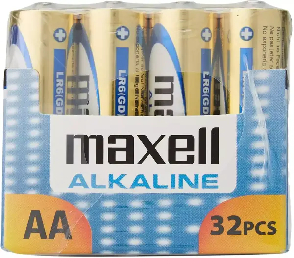 Pack de 32 pilas alcalinas AA Pack de 32 pilas alcalinas AA
