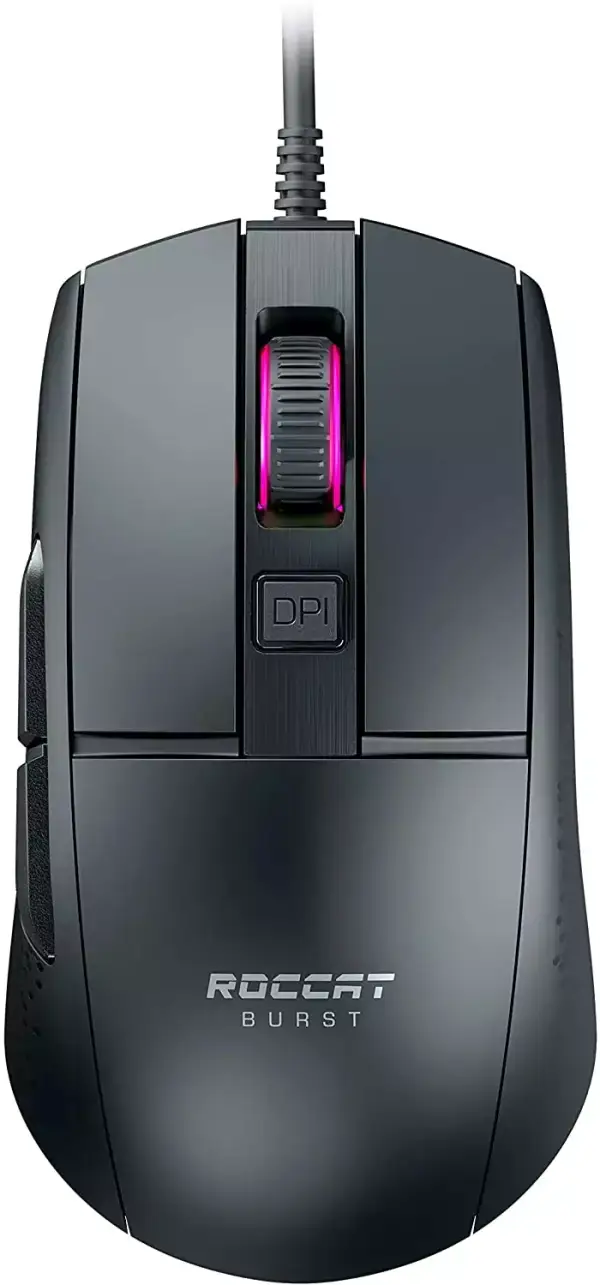 Ratón óptico gaming Burst negro para PC Ratón óptico gaming Burst negro para PC