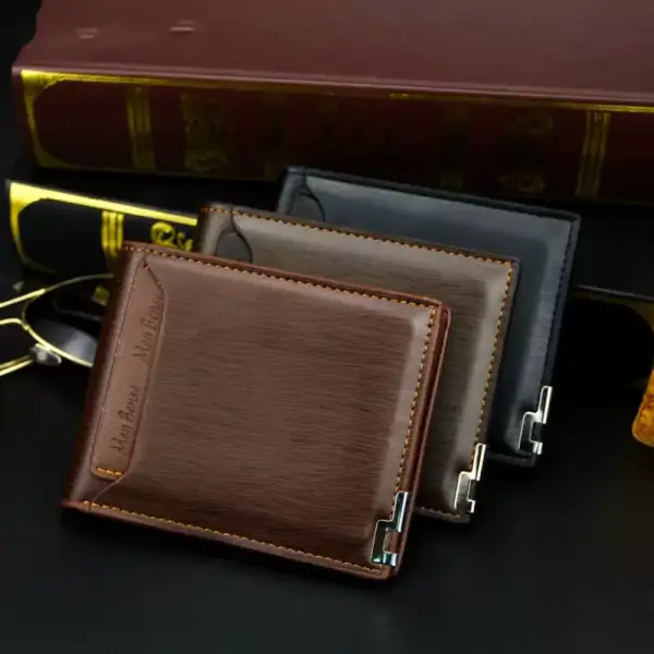 Cartera corta multifunción para hombre Cartera corta multifunción para hombre