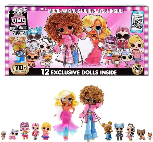 12 Muñecas exclusivas LOL Surprise OMG Movie Magic Studios 12 Muñecas exclusivas LOL Surprise OMG Movie Magic Studios