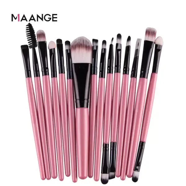 Juego de 15 brochas de maquillaje Juego de 15 brochas de maquillaje