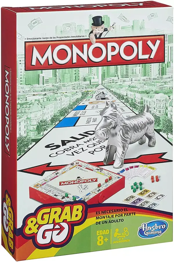 Monopoly Hasbro Gaming: Juego de viaje Monopoly Hasbro Gaming: Juego de viaje