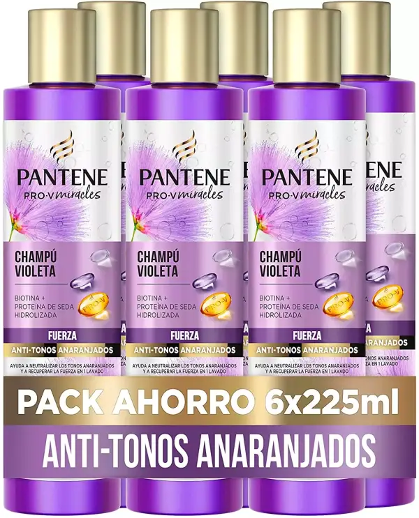Pack de 6 champús Pantene Pro-V Miracles Pack de 6 champús Pantene Pro-V Miracles
