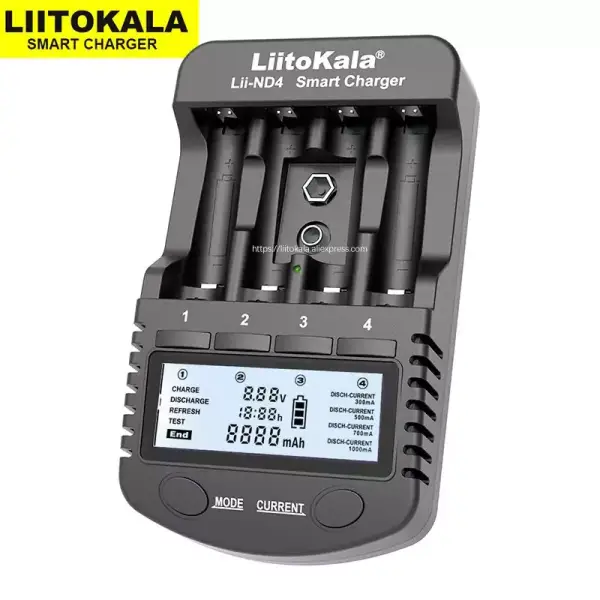 LiitoKala Cargador Lii-ND4 LiitoKala Cargador Lii-ND4