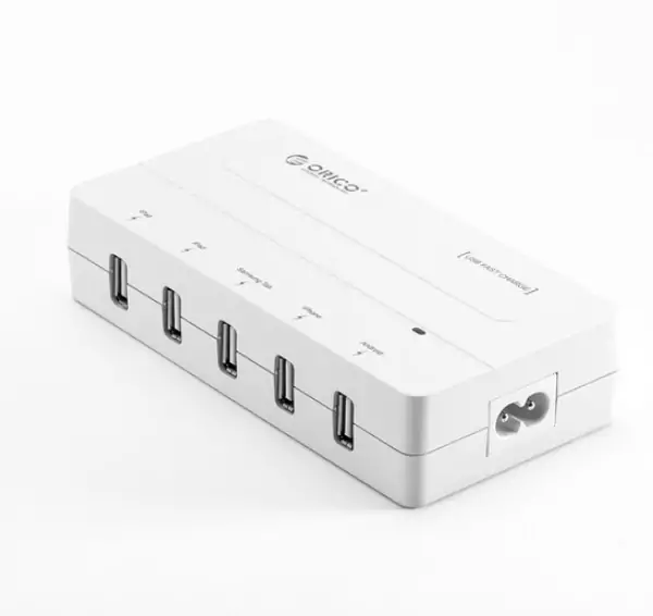 Cargador 5 Puertos Orico 30W Cargador 5 Puertos Orico 30W