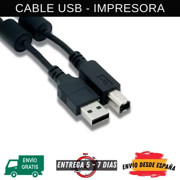 Cable de impresora B USB 2,0 Cable de impresora B USB 2,0