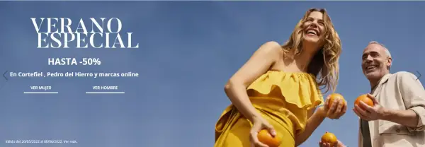 Hasta -50% de DTO en Corte Fiel, Pedro del Hierro y marcas online Hasta -50% de DTO en Corte Fiel, Pedro del Hierro y marcas online