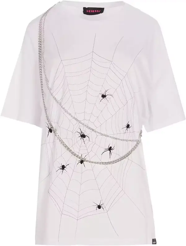 Camiseta Blanca con Cadenas Camiseta Blanca con Cadenas