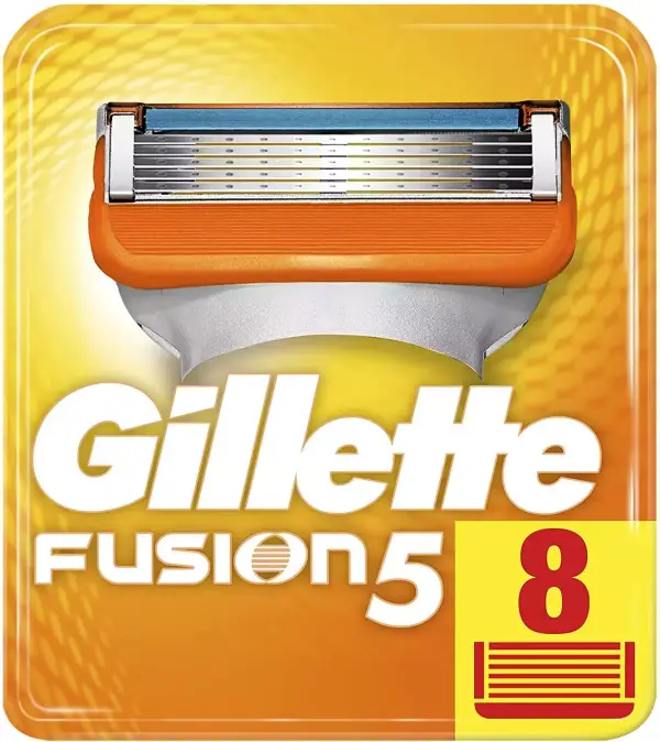 Maquinilla de afeitar Gillette Fusion5 con 8 Recambios + 5 Hojas Antifricción Maquinilla de afeitar Gillette Fusion5 con 8 Recambios + 5 Hojas Antifricción