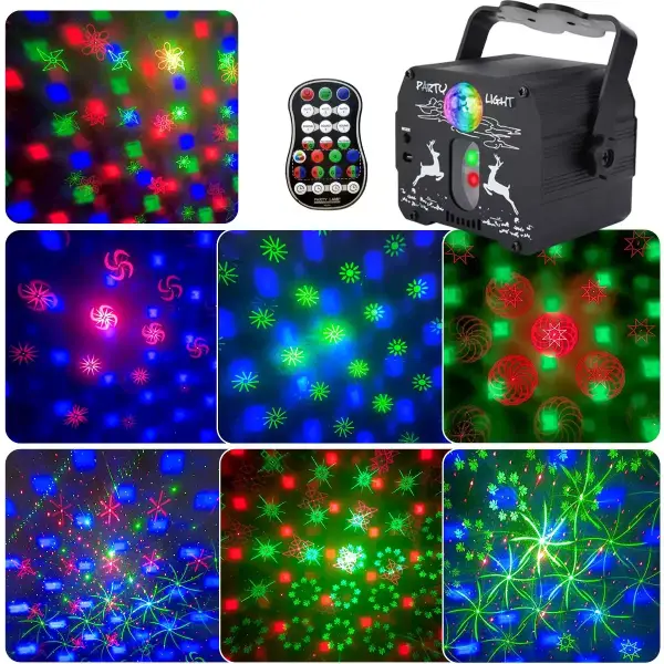 Miniproyector de luces LED RGB para discoteca Miniproyector de luces LED RGB para discoteca