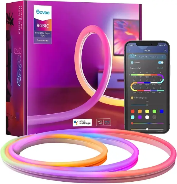 Tira LED RGBIC Govee Neon Rope 3M Tira LED RGBIC Govee Neon Rope 3M