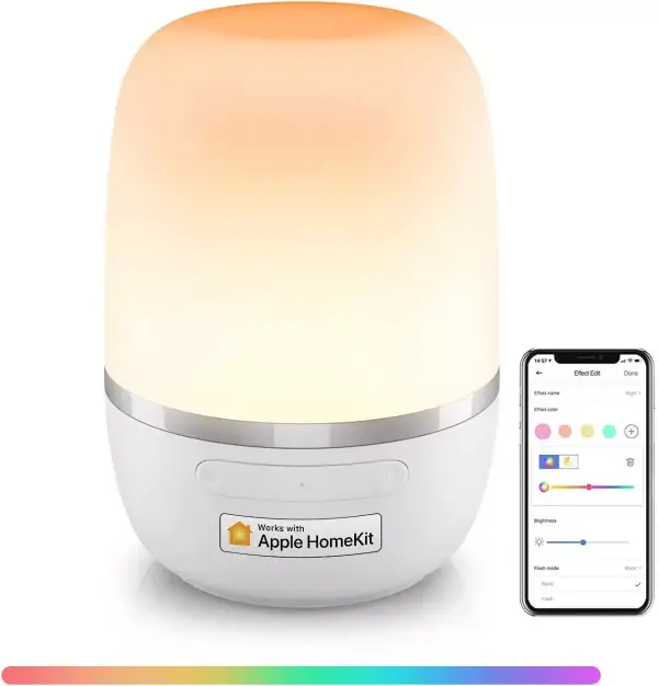 Lámpara nocturna Inteligente con Wifi y RGB Lámpara nocturna Inteligente con Wifi y RGB