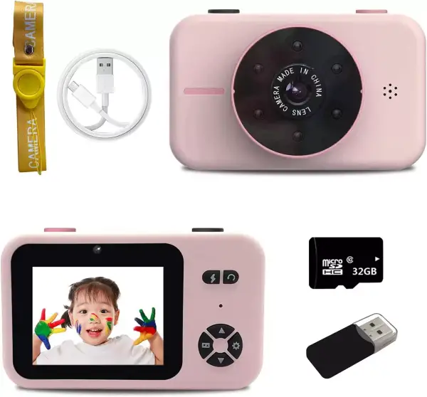 Cámara digital para niños con pantalla de 2,4 pulgadas 1080P HD Cámara digital para niños con pantalla de 2,4 pulgadas 1080P HD