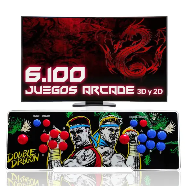 Pandora box Doble Dragon + 6100 Juegos + WiFi Pandora box Doble Dragon + 6100 Juegos + WiFi
