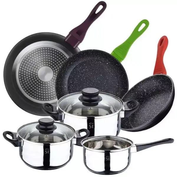Batería de cocina 5 piezas SAN IGNACIO Batería de cocina 5 piezas SAN IGNACIO