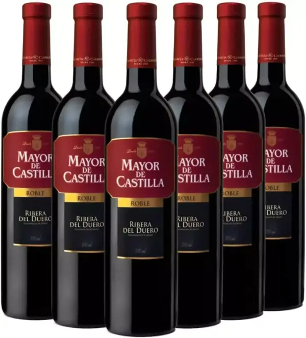 Pack de 6 vinos Mayor de Castilla Roble D.O Ribera del Duero Pack de 6 vinos Mayor de Castilla Roble D.O Ribera del Duero